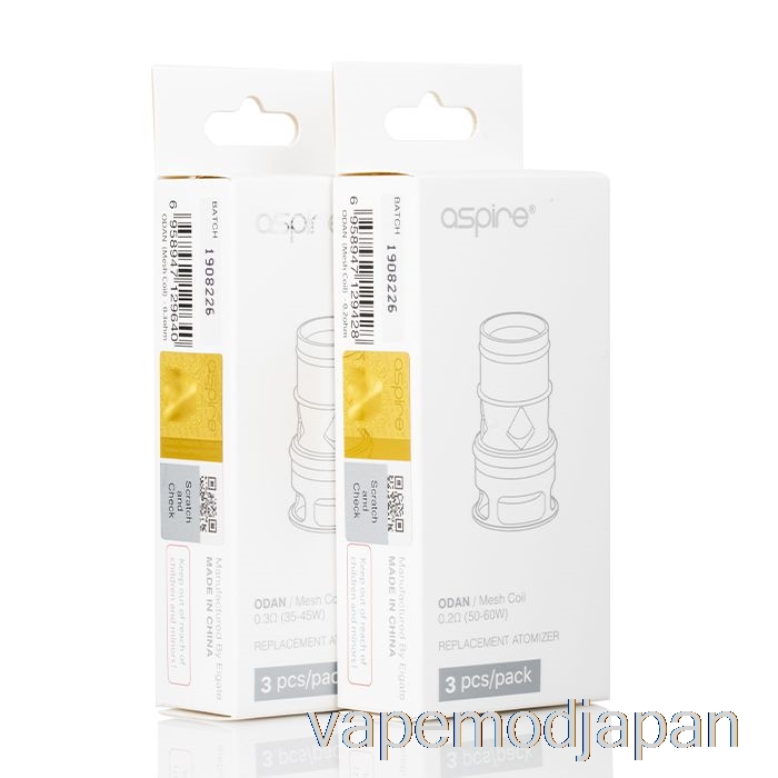 VAPE MOD Aspire Odan & Odan Mini 交換用コイル 0.18ohm メッシュコイル